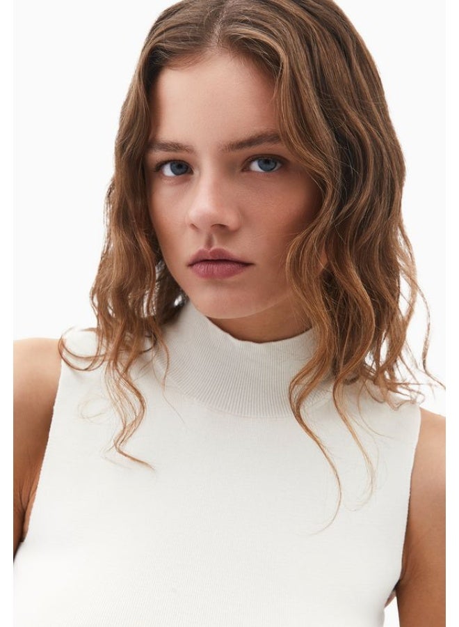 OXXO High Neck Knit Tank Top - Image 1